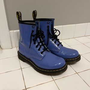 Dr. Martens Patent Leather Lace Up Boots